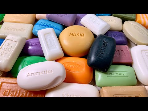 Видео: ASMR soap cutting 💜 Резка мыла АСМР