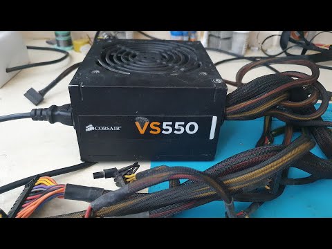 Видео: Часть1. Блок питания Corsair VS550 - ремонт Корректора Мощности.