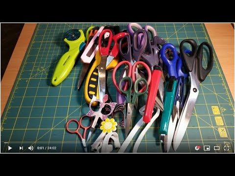 Видео: Ножницы. Мои запасы ножниц | Шитье | Вышивка крестиком