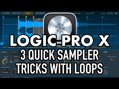 Видео: Logic Pro X — 3 быстрых трюка с сэмплером и лупами! (СОБСТВЕННЫЕ ИНСТРУМЕНТЫ)
