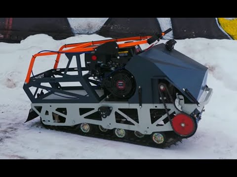 Видео: Мотобуксировщик Пионер с реверсом и навесными модулями // супер-УНИВЕРСАЛЬНЫЙ помощник