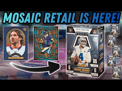 Видео: ХИТЫ ГОНЯ В РОЗНИЧНОЙ ПРОДАЖЕ! Обзор коробки Panini Mosaic Football Blaster 2025!