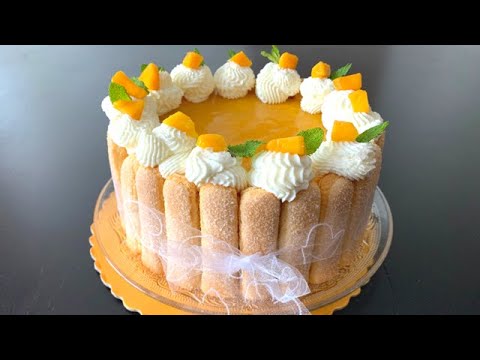 Видео: Торт Тирамису Манго  // 🥭 Десерт Тирамису с Манго !!! 🥭 Mango Cake