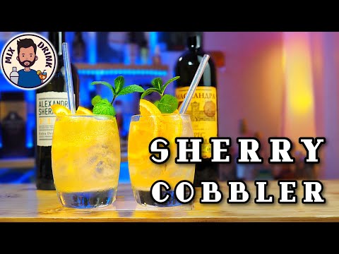 Видео: Sherry Cobbler | коктейль Шерри Коблер и два сухих Хереса Массандра против Испании