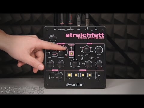 Видео: Синтезатор WALDORF STREICHFETT