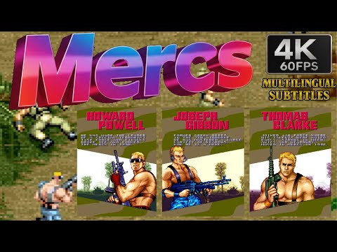 Видео: Mercs II (1990, Capcom) – Начальная и финальная сцены