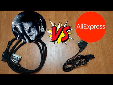Видео: Кабельщик VS AliExpress - кабель scart RGB SNES