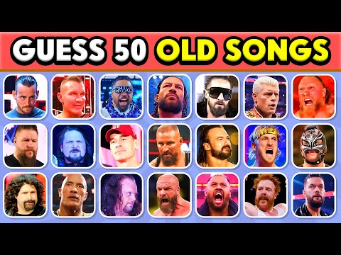 Видео: Угадайте 50 суперзвёзд WWE по их старым песням! 🎶🤔 Коди Роудс, CM Панк и Сет Роллинс