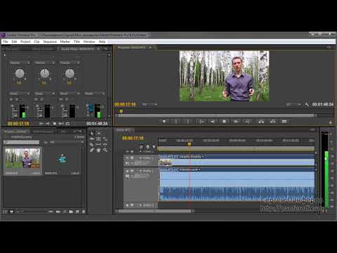 Видео: Редактирование аудио каналов внутри стерео дорожки в Adobe Premiere Pro