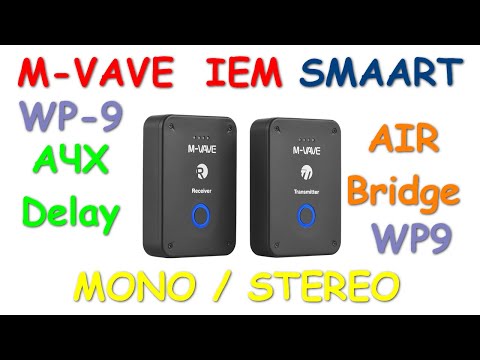 Видео: M-VAVE WP-9 Air Bridge SMAART замеры АЧХ, задержки, MONO/STEREO