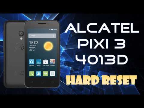 Видео: Сброс на заводские настройки Alcatel Pixi 3 (Hard Reset)