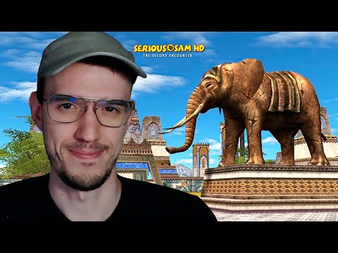 Видео: Атриум СЛОНОВ | Serious Sam: TSE (Крутой Сэм: Второе пришествие) | 8