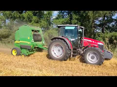 Видео: Уборка, пресование озимой пшеницы 2022. Акрос 595+, Дон1500Б, МТЗ 80, Massey Ferguson 6713