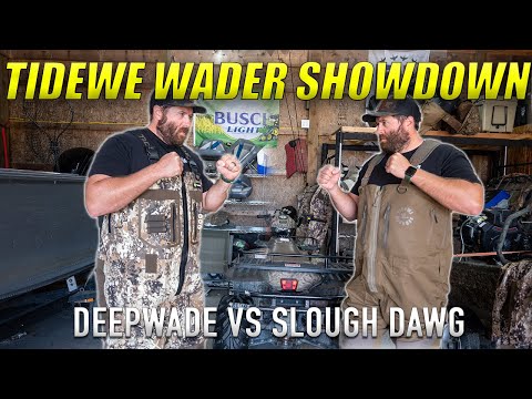Видео: DeepWade против Slough Dawg WADERS | Обзор вейдерсов TideWe Zip