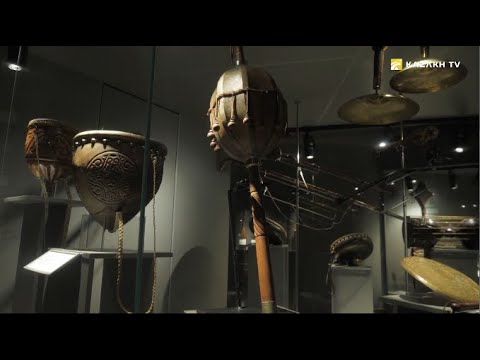 Видео: Казахские музыкальные духовые и ударные инструменты