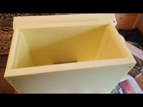 Видео: Нюансы изготовления улья из ППС (пенополистирола).
