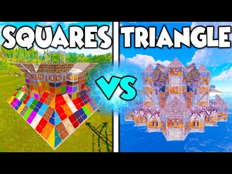 Видео: Квадратные основания лучше, чем треугольные? - Rust