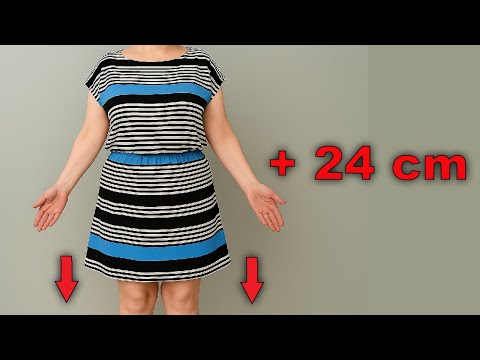 Видео: Вау! Оно стало ещё лучше! Как удлинить платье - хитрости по ремонту одежды