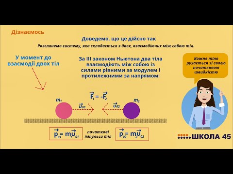 Видео: 9 клас. "Закон збереження імпульсу"