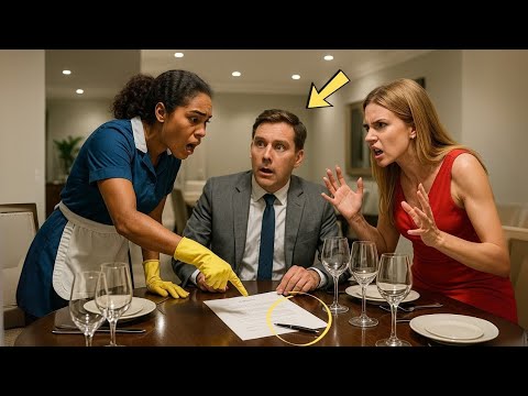 Видео: НЕ ПОДПИСЫВАЙ ЭТО! — закричала уборщица и раскрыла мошенничество жены в контракте