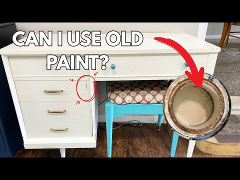 Видео: Цель — бесплатное обновление стола, но краска устарела... что делать?