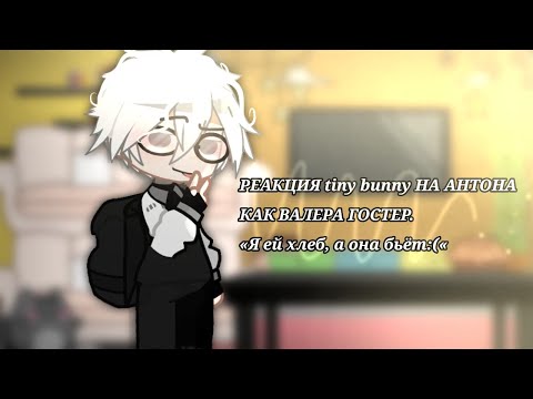 Видео: РЕАКЦИЯ tiny bunny НА АНТОНА КАК ВАЛЕРА ГОСТЕР «Я ей хлеб, а она бьёт:(«