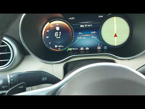 Видео: Активный круиз контроль Mercedes GLC cupe sport Часть 1