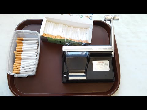 Видео: Машинка для набивки сигаретных гильз Powermatic 1+