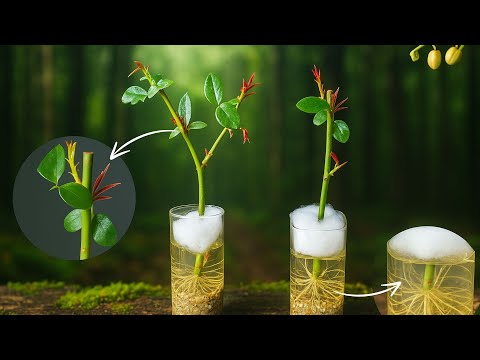 Видео: Всего один биологический трюк — корни растут в воде очень быстро!