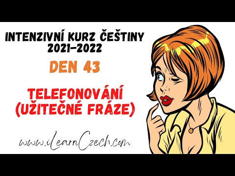 Видео: Курс чешского 43: Телефония (полезные фразы)