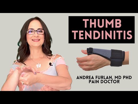 Видео: Профилактика, диагностика и лечение теносиновита Де Кервена, доктор медицины Андреа Фурлан, PM&R
