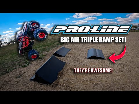 Видео: РАСПАКОВЫВАЙ И ОТРЫВАЙ! НОВЫЙ НАБОР PROLINE TRIPLE RAMP! #rc
