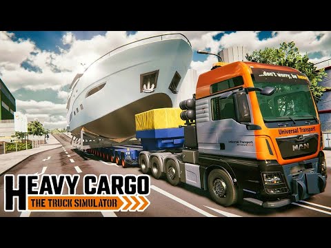 Видео: ПЕРЕВОЗКА ТЯЖЕЛОВЕСНЫХ И КРУПНОГАБАРИТНЫХ ГРУЗОВ / Heavy Cargo - The Truck Simulator /