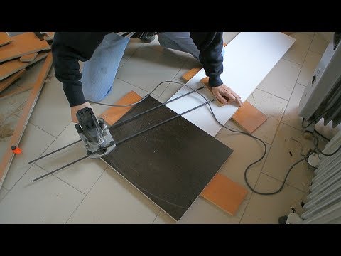 Видео: Радиусная резка ЛДСП при помощи фрезера.