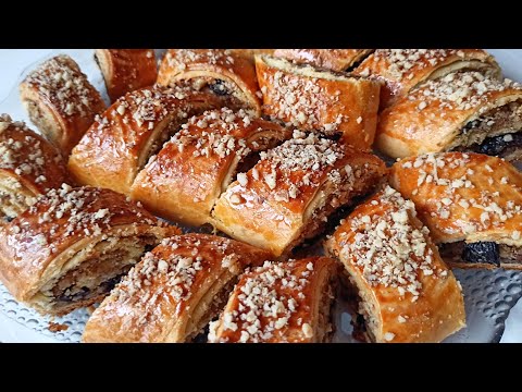 Видео: Ваш идеальный десерт! Приготовьте самое вкусное и ароматное печенье с орехами и изюмом!