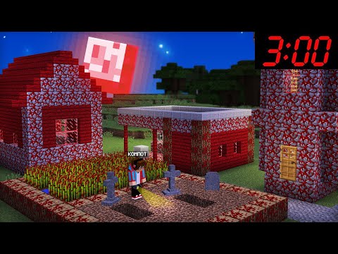 Видео: Я ПРОВЁЛ НОЧЬ В ПРОКЛЯТОЙ ДЕРЕВНЕ В МАЙНКРАФТ | Компот Minecraft