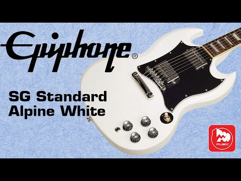 Видео: Электрогитара EPIPHONE SG Standard Alpine White