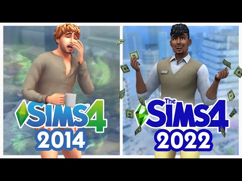 Видео: Сравнение Sims 4 с 2014 по 2022 год