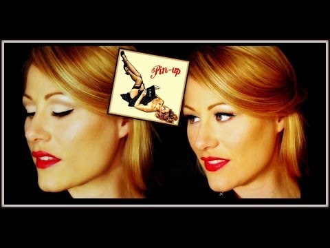 Видео: Семпъл Pin-up грим - Видео Урок