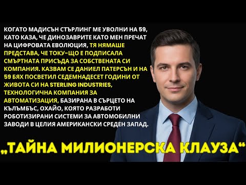 Видео: „Дъщерята на шефа ми ме уволни на 59, но не знаеше за клаузата за милион долара“