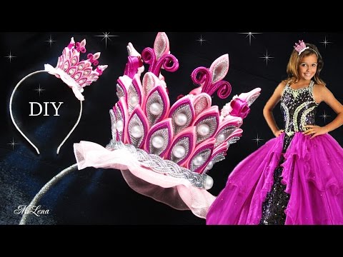Видео: НОВОГОДНЯЯ КОРОНА  КАНЗАШИ, МК / DIY NEW YEAR KANZASHI CROWN