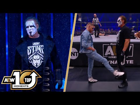 Видео: 10 лучших моментов СТИНГА в AEW! | Топ-10 AEW
