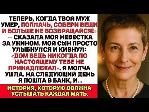 Видео: Теперь, когда твой муж умер собирай вещи и больше никогда не возвращайся! сказала мне моя невестка…