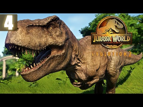 Видео: Тиранозавр Рекс # 4 Jurassic World Evolution 2 прохождение
