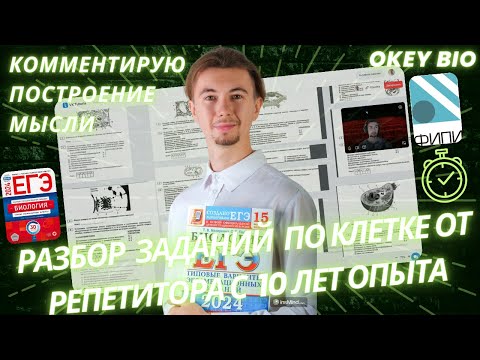 Видео: Разбор заданий по клетке Биология ЕГЭ