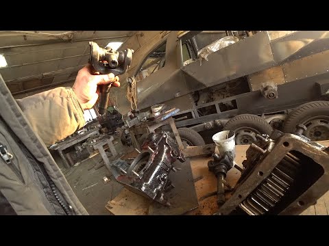 Видео: Рабочие моменты. БП Т-40 на вездеход "Лайка"