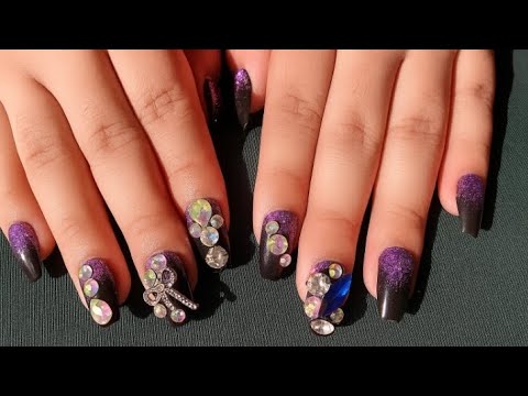 Видео: Идеальный вид наращенных ногтей | Модные и длинные ногти