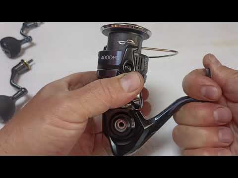 Видео: Shimano 25Twin Power XD4000PG сравнение с 24 Twin Power 4000PG Техническое обслуживание, регулировка
