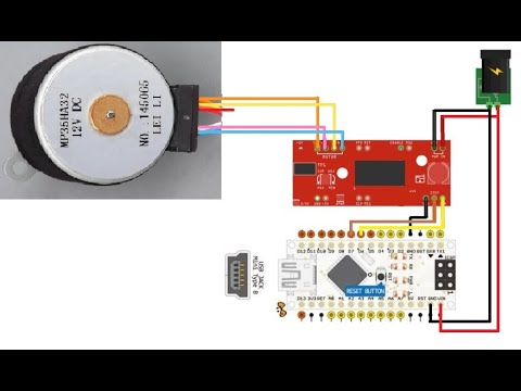 Видео: Самодельный мотор, часовой привод, для монтировки eq2, Arduino.