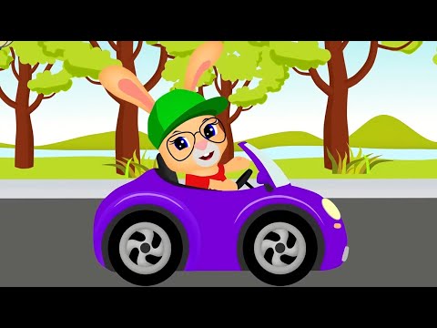 Видео: 🌈 Школа кролика Бобо – Все серии про машинки 🚘🚎 – Сборник – Развивающие песенки для детей
